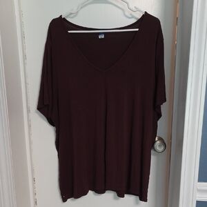 Old Navy Womens V Neck Short Sleeve Top